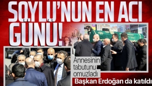 İçişleri Bakanı Süleyman Soylunun annesi Servet Soylu, son yolculuğuna uğurlandı