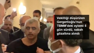 Vekilliği düşürülen HDPli Gergerlioğlu TBMMde gözaltına alındı