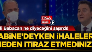 Fatih Altaylıdan, Ali Babacanı terleten 3. Havalimanı sorusu: Siz Kabinedeyken imzalanan ihalelere neden o zaman itiraz etmediniz?