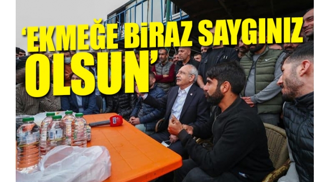 Kılıçdaroğlundan kağıt toplayıcılarına destek