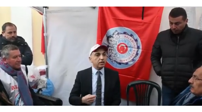 BAKIRKÖY BELEDİYESİ GREVİNİ BİTİRMEK İSTEMEYENLER VAR!