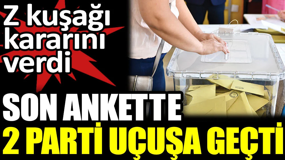 Z Kuşağı kararını verdi. 2 parti uçuşa geçti