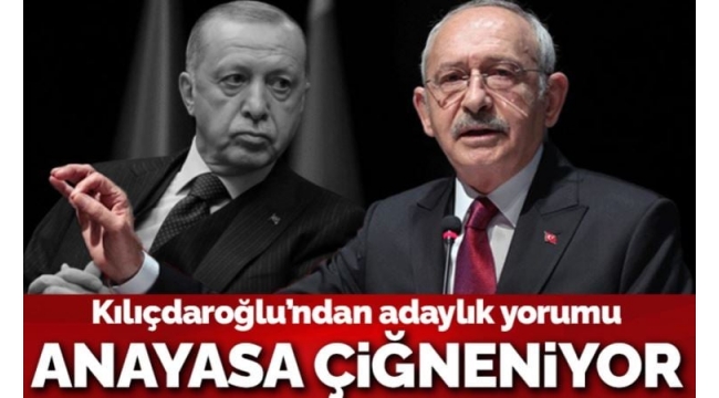 Kemal Kılıçdaroğlu'ndan Erdoğan'ın adaylığı ve Seçim Yasası yorumu: Yasayı çiğneyecekler