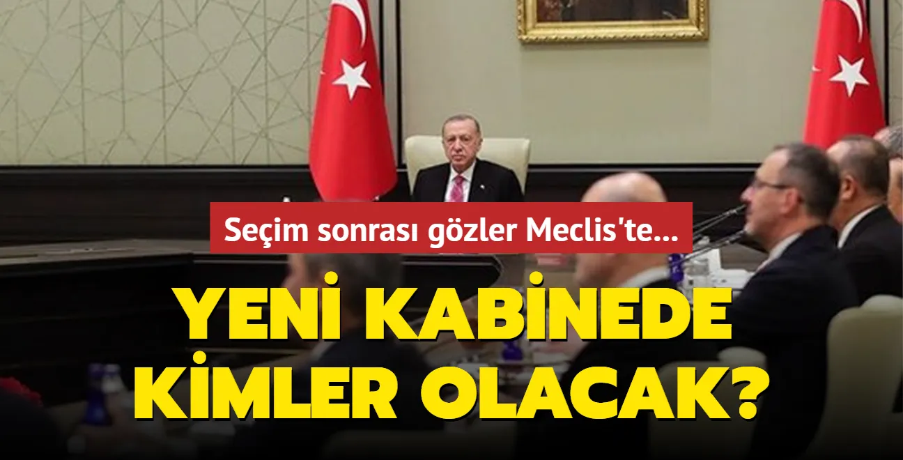 ''Bakan Toto'' başladı! Yeni kabinede kimler olacak?