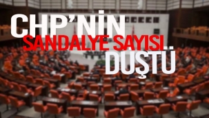 CHP'nin sandalye sayısı düştü
