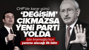 CHP'de kaos büyüyor! Kemal Kılıçdaroğlu'nu "Değişim"e ikna edemeyen Ekrem İmamoğlu parti kurma hazırlığında! Yanına alacağı ilk isim İYİ Parti'den.... 