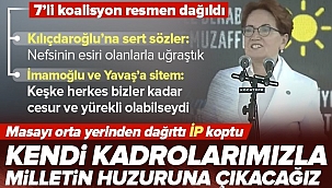 İYİ Parti Genel Başkanı Meral Akşener'den Kemal Kılıçdaroğlu'na: Nefsinin esiri olanlarla uğraştık.