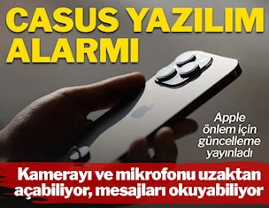 iPhone ve iPad'ler için casus yazılım alarmı! Apple güncelleme yayınladı