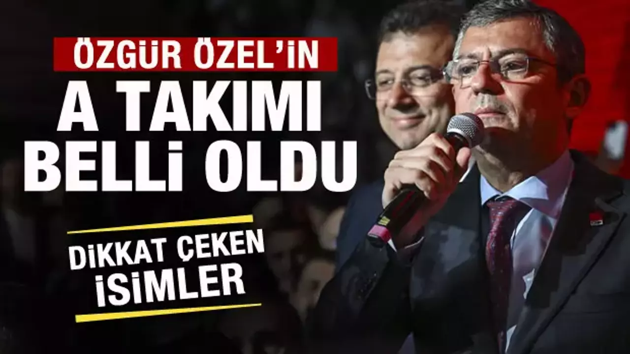 CHP'nin A Takımı Belli Oldu !Parti Meclisinde İstanbul Ağırlığı !