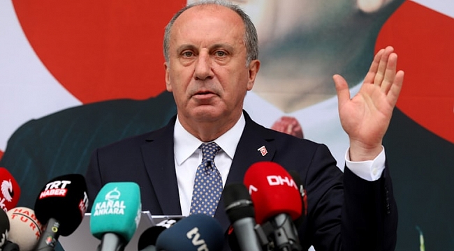 Muharrem İnce: İstanbul'da Ekrem İmamoğlu'nu destekleyeceğiz