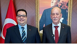 Chp Marmaraereğlisi Başkan Adayı Bozkurter, AKP Belediye Başkanı ve Adayı Hikmet Ata'yı makamında ziyaret etti 