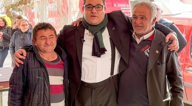 MARMARAEREĞLİSİ CHP ADAYI ONUR BOZKURTER ZİYARETLERİNE DEVAM EDİYOR