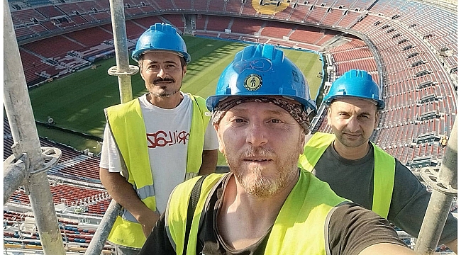 LİMAK BARCELONA CAMP NOU STADINDA 450 KAÇAK İŞÇİ ÇALIŞTIRDI!