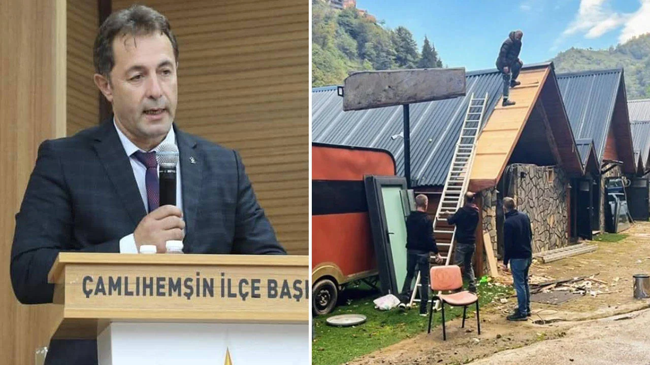 Kaçak bungalovdan hapis cezası aldı: AKP'li ilçe başkanı istifa etti