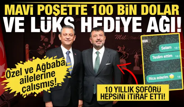 İBB kadrolu Ağbaba'nın şoföründen şok itiraflar: Kargo poşetinde dolar ve lüks hediye ağı