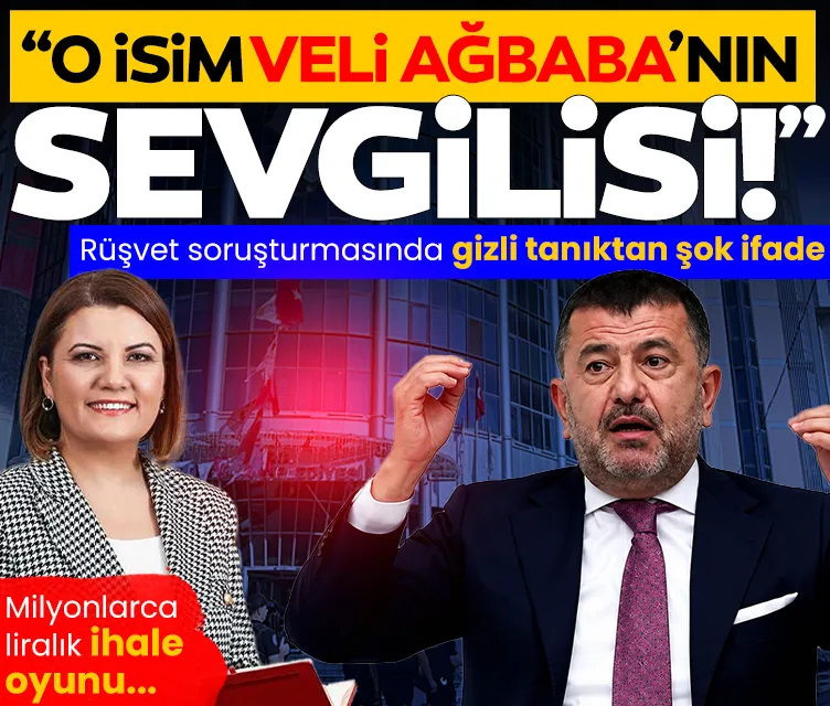 İzmit Belediyesi soruşturmasında gizli tanıktan şok ifade! 1,6 milyonluk ihale 84 milyon TL gösterildi: Veli Ağbaba'nın sevgilisi…