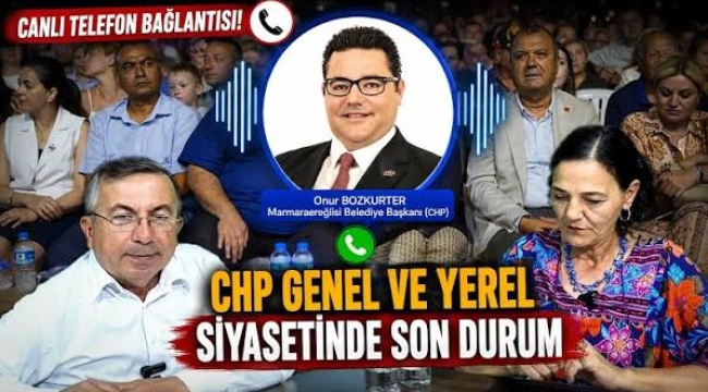 BAŞKAN ONUR BOZKURTER 'DEN GÜNDEME DAHİL AÇIKLAMA