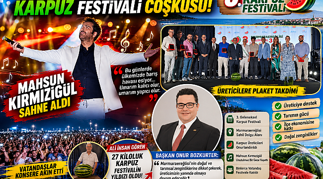 Marmaraereğlisi'nde unutulmaz gece ..