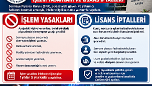 SPK'dan kapsamlı yaptırım kararları: İşlem yasakları ve lisans iptalleri